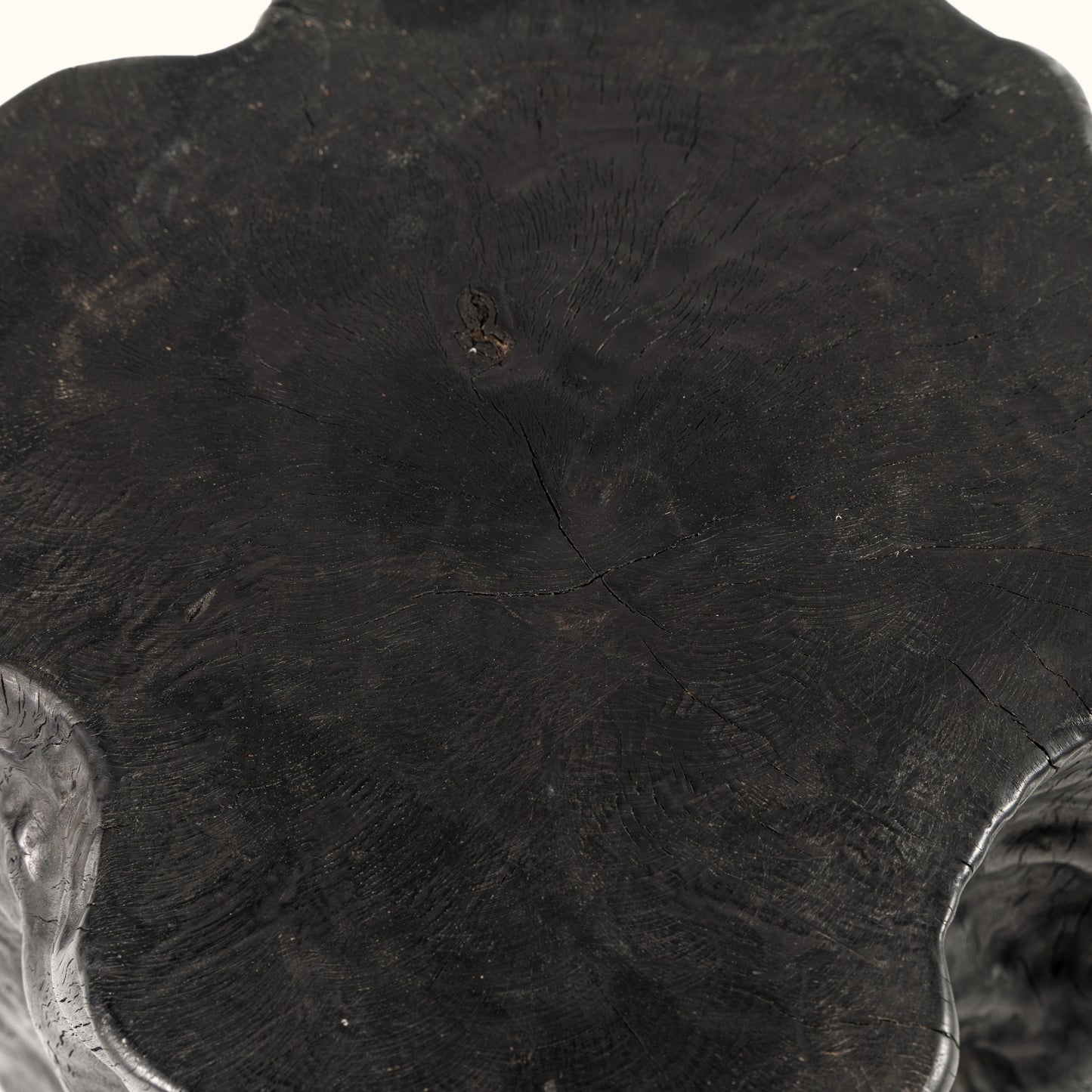 Natural wood log table "Lychee stool"