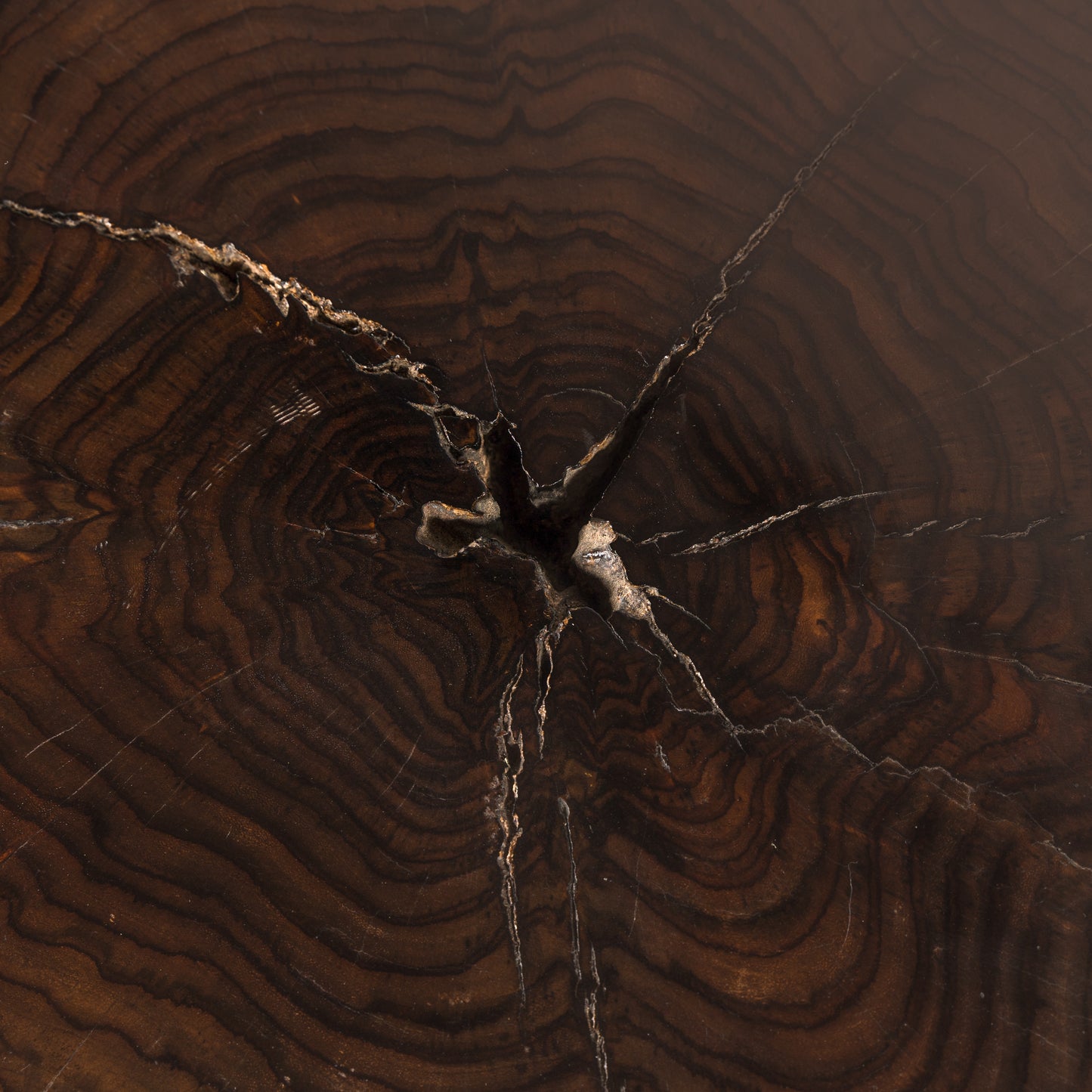 Šokoladinis kavos staliukas iš raudonmedžio