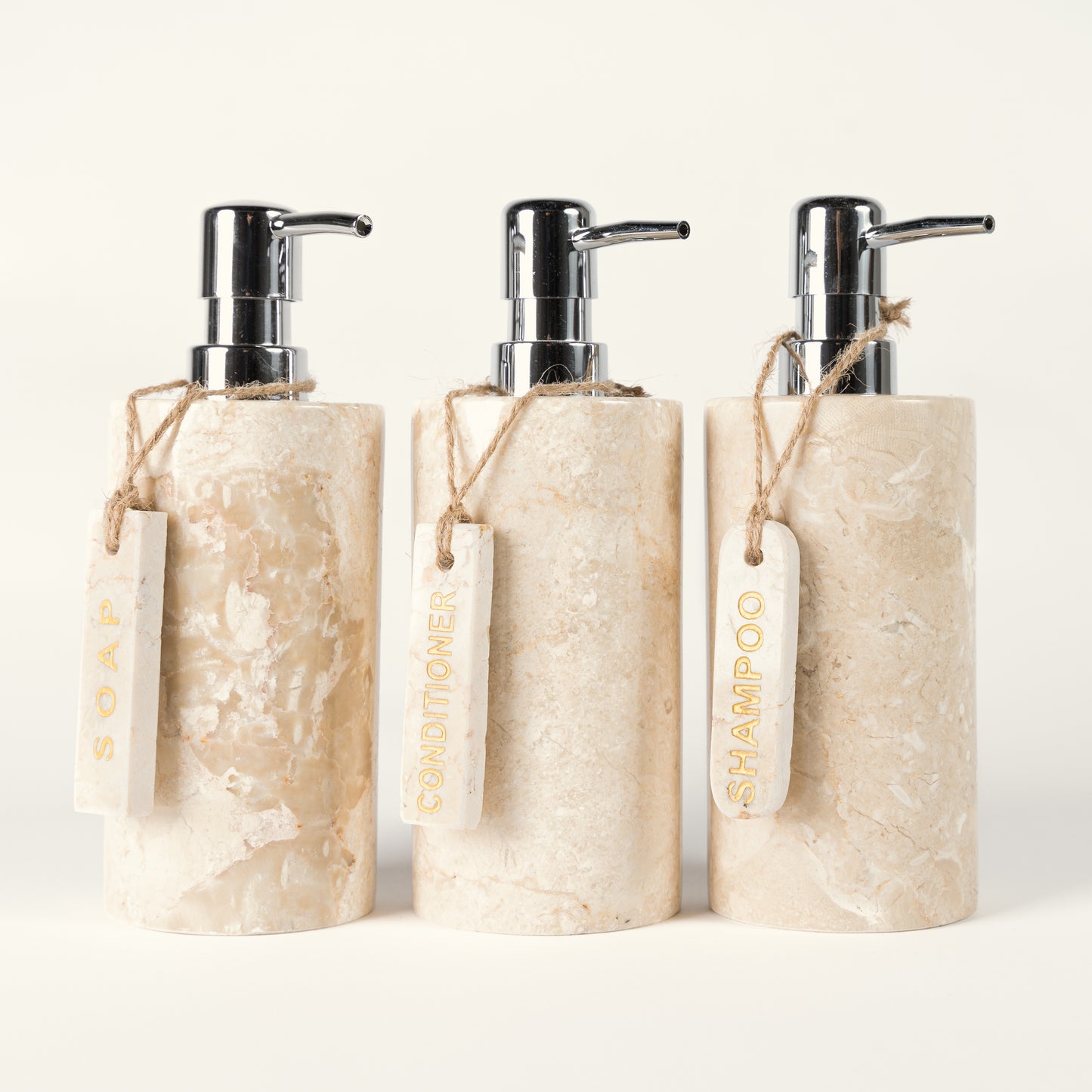 Dozatorius muilui / šampūnui / kondicionieriui iš marmuro "Regular" L