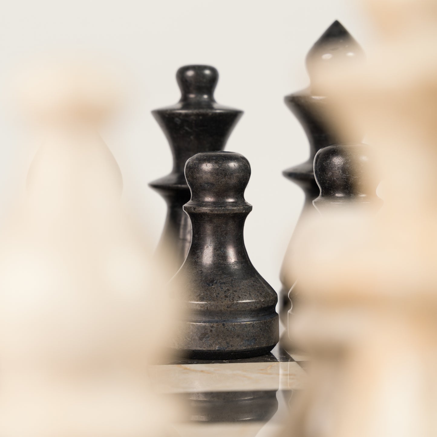 Marmurinių šachmatų rinkinys