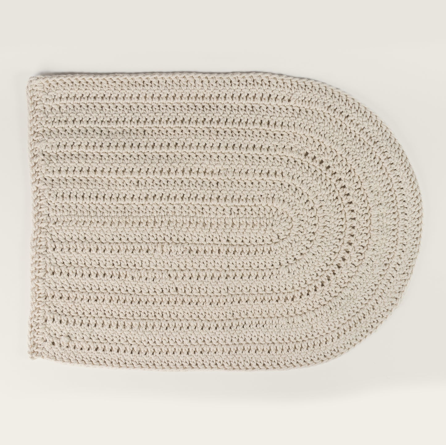 Braided cotton rug
