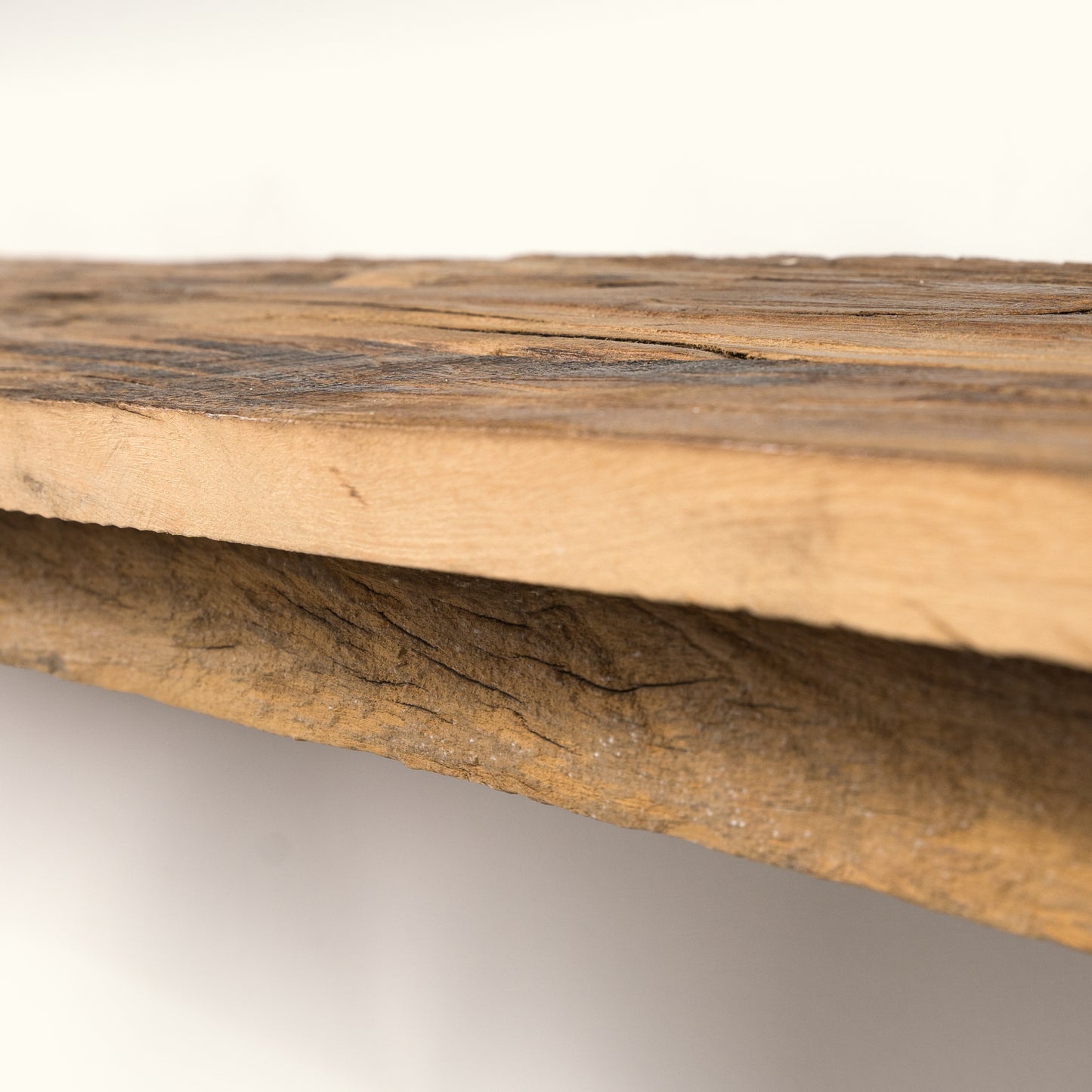 Aged teak console (non-standard dimensions)