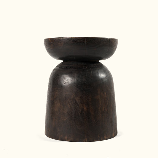 Natural wood log table "Classic stool"