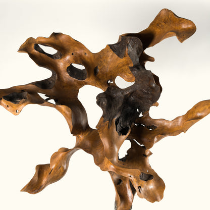 Skulptūra "Wooden molecule"