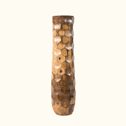 Palm tree vase "Nature carved"