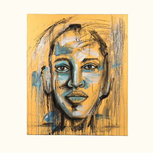 Painting "Electric Face" Komang