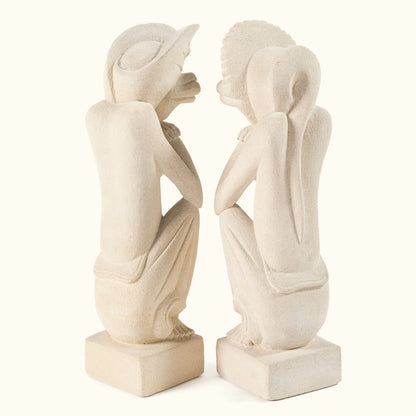 Akmeninės statulėlės "Yin & Yan"