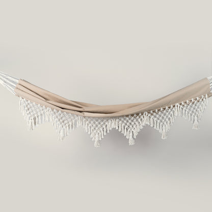 Handmade hammock with tassels