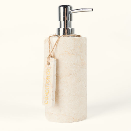 Dispenser for soap/shampoo/conditioner made of marble "Regular" L