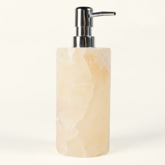 Dispenser for soap/shampoo/conditioner made of onyx "Regular" L