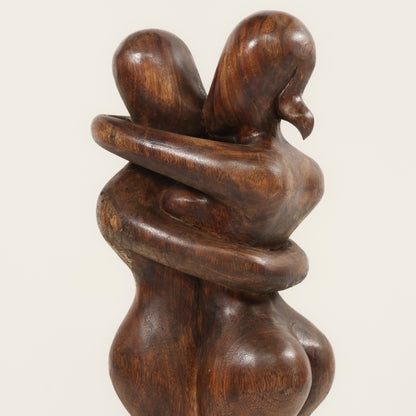 Sculpture "Wooden molecule"