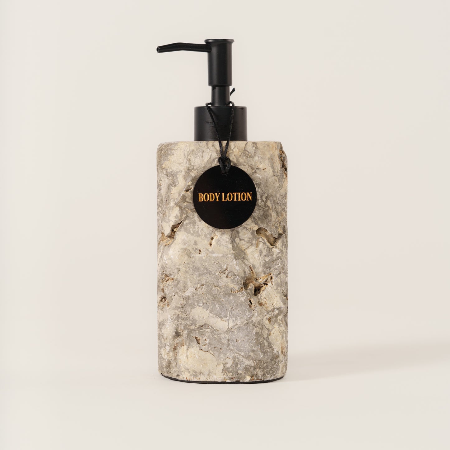 Dispenser for soap/shampoo/conditioner made of marble "Regular" L