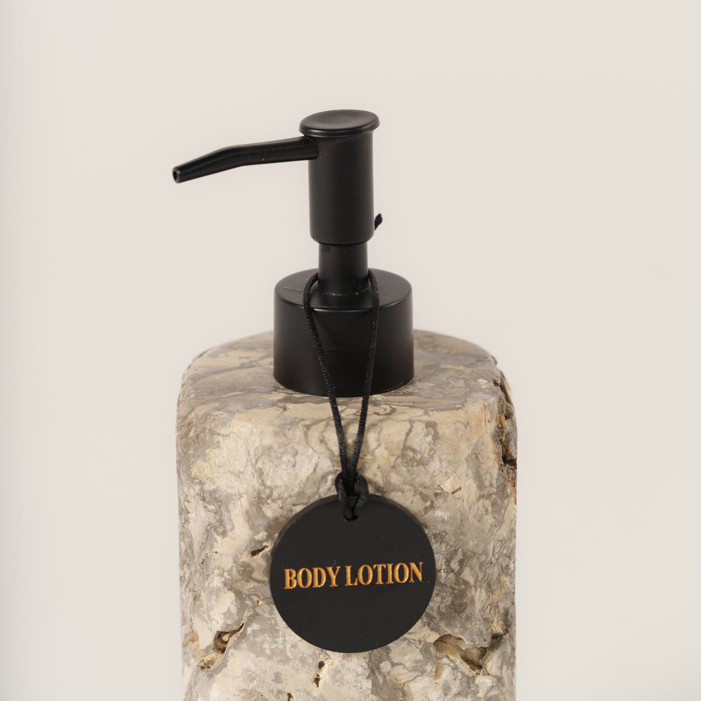 Dispenser for soap/shampoo/conditioner made of marble "Regular" L