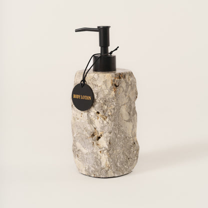 Dispenser for soap/shampoo/conditioner made of marble "Regular" L